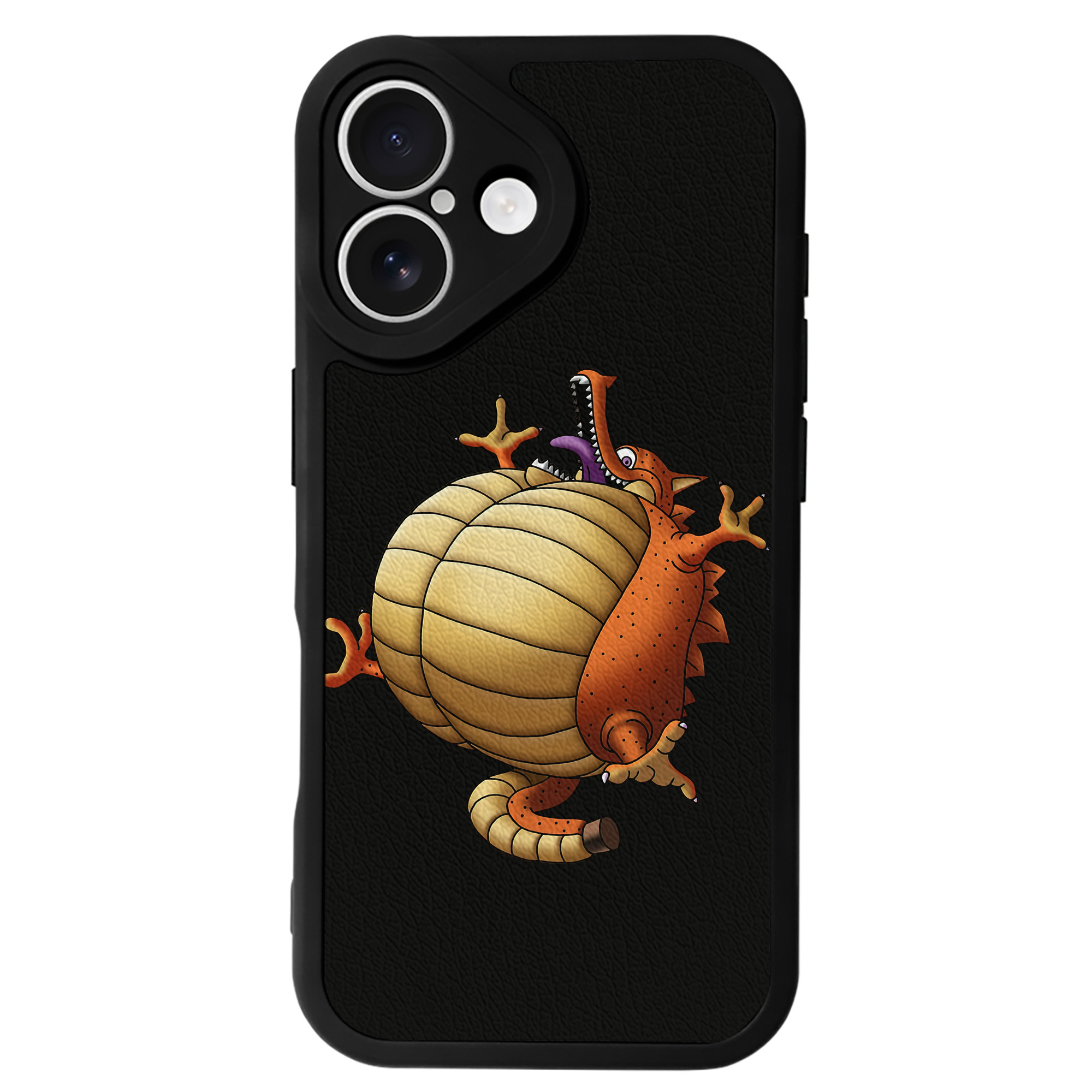 （画像用） ドラゴンクエスト Doragon Kuesuto Dragon Quest 【iPhone 16シリーズ対応】シリコンスマホケース（レザー調） 材質：シリコン